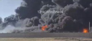 שריפה בבית הזיקוק גוהאר באזור פולדקטאר בלורסטן: סרטון נוסף