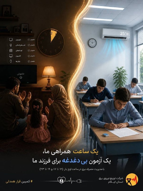 آفتاب ایلام: 🔴همراهی خانوادهها با دانشآموزان؛ یک ساعت مدیریت مصرف برای آزمونی بیدغدغهدر روزهای برگزاری آزمونها، همراهی خانوادهها
