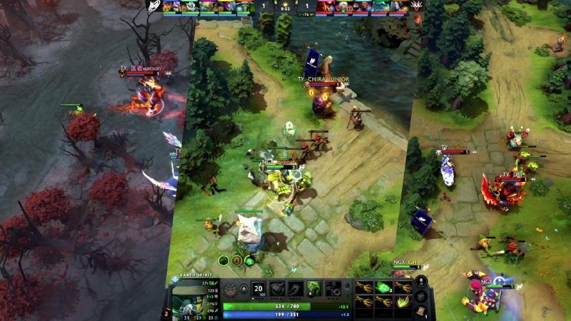 Dota2 Live: گیم سوم شروع شد
