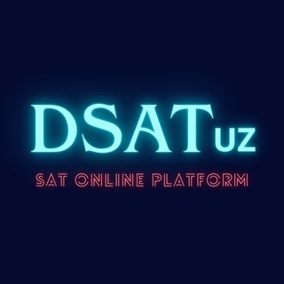 Telegram profile photo for DSATuz | TopTierPrep | ACE your exam