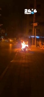 🇮🇱 ב"ב כהנמן שריפת פסולת במדרכה. כבאות והצלה ארצי.