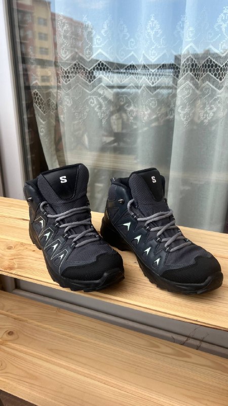 Salomon X braze mid Goretex трекинговые ботинки/кроссовки — фото 1