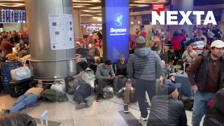 המצב בשדות התעופה במוסקבה הלילה - שום דבר לא טס לשם שוב. סוביאנין ספרה יותר מ-800 (!) כטב"מים "הפילו ביעילו…