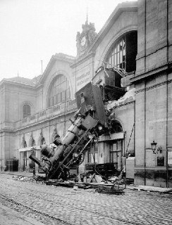 The train crash at Montparnasse station is one of the most famous and spectacular railway accidents. France, 1895.Time Machine | Historical Photo