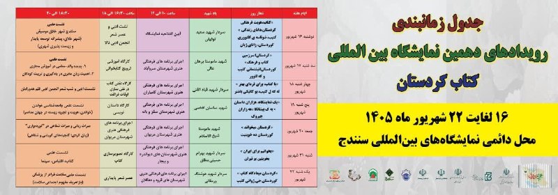 مراسمات و مناسبت های دانشگاه کردستان: رسانه پست