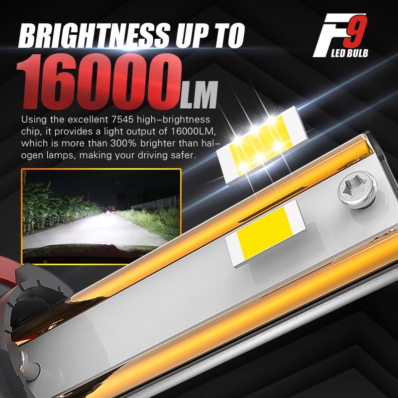 DAWNKNIGHT Высокая мощность 180 Вт H11 H4 Светодиодная лампа фары Canbus Turbo Светодиодная лампа H7 5