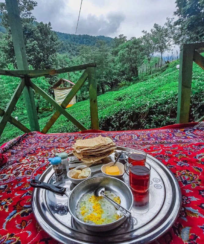 🔁 از حال بد به حال خوب 🔁: ☕️💚دلم دو فنجان چای میخواهد با عطرِ هِل در خانهای که آفتاب تا بعدازظهر روی ایوانِ حیاطش پهن باشد و تویی که دلیل آرامش