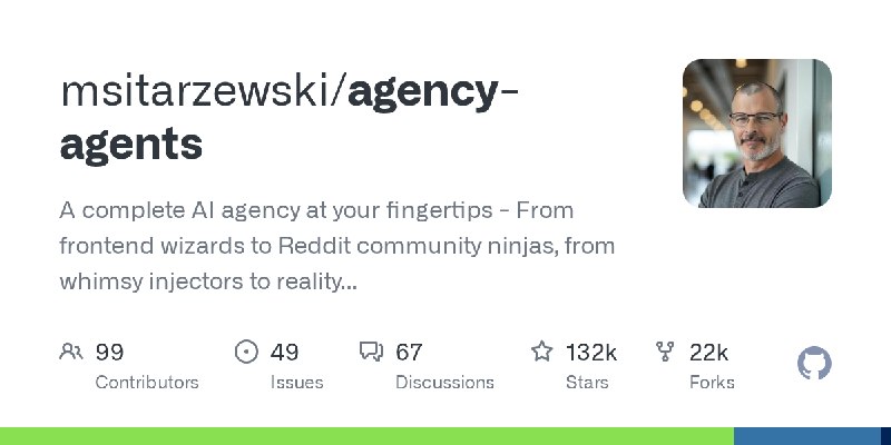 GitHub - msitarzewski/agency-agents: A complete AI agency at your fingertips - From frontend wizards to Reddit community ninjas…