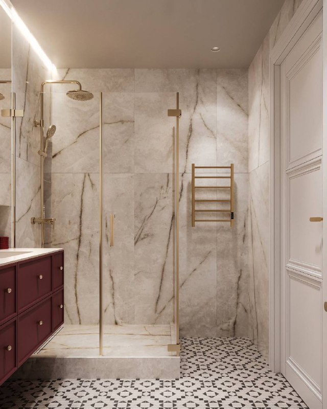 Элегантная спальня с санузлом из проекта в Москве. Вам нравится? Дизайнер Юлия Федосеева - изображение 10 - элегантная, спальня, санузлом