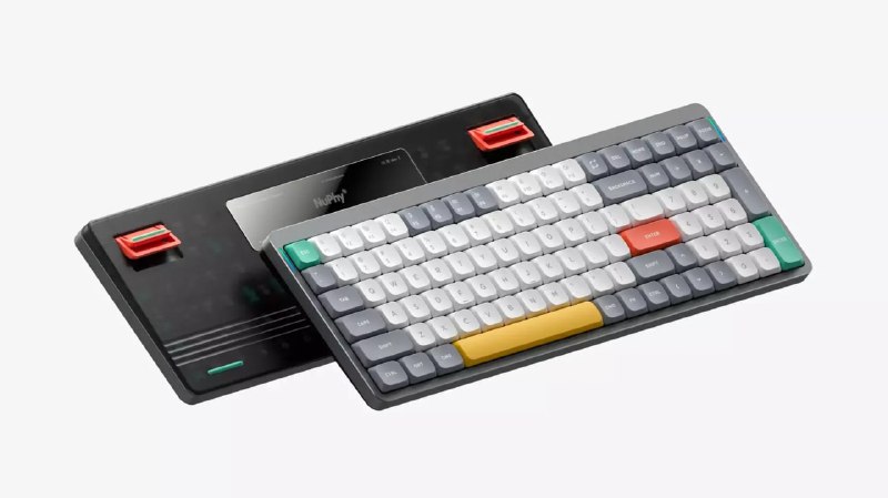 Продам низкопрофильную клавиатуру NuPhy Air96 V2 Lunar Gray — 499 GEL