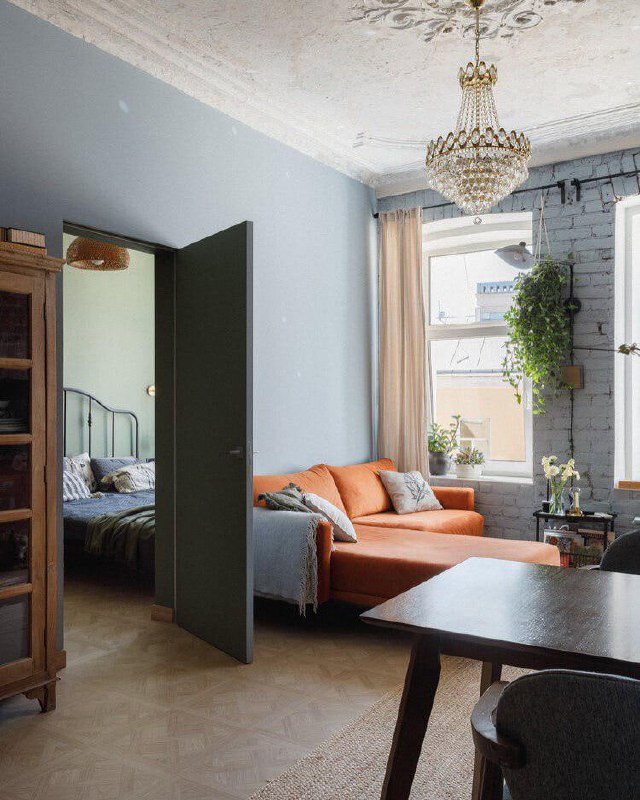 Квартира в доме 1905 года, Санкт-Петербург Во время ремонта под ламинатом обнаружили дореволюционную метлахскую плитку её бережно отреставрировали ... - изображение 9 - квартира, доме, 1905