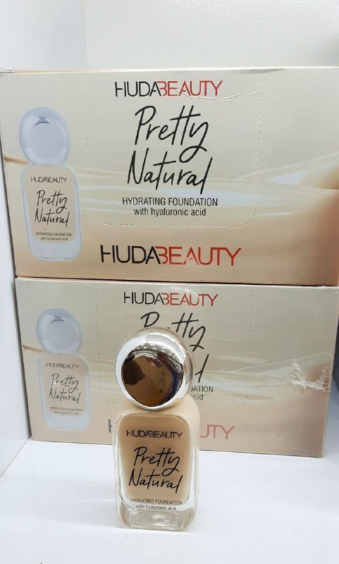 💄لوازم آرایشی و بهداشتی گناوه بیوتی 💅: کرم پودر هدی بیوتی Pretty NaturalHuda Beauty کیفیت عالی ✅جین ۱۲ عدد