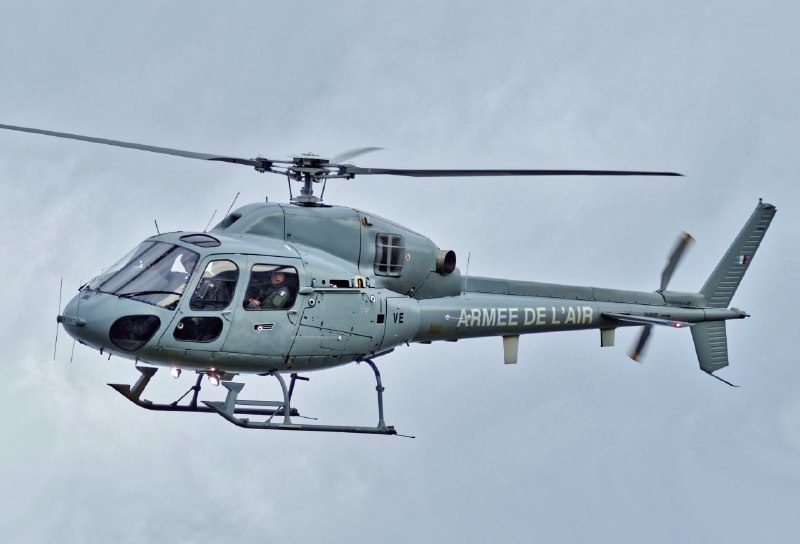 A Russian frigate fires flares at a Danish military helicopter in the Baltic Sea