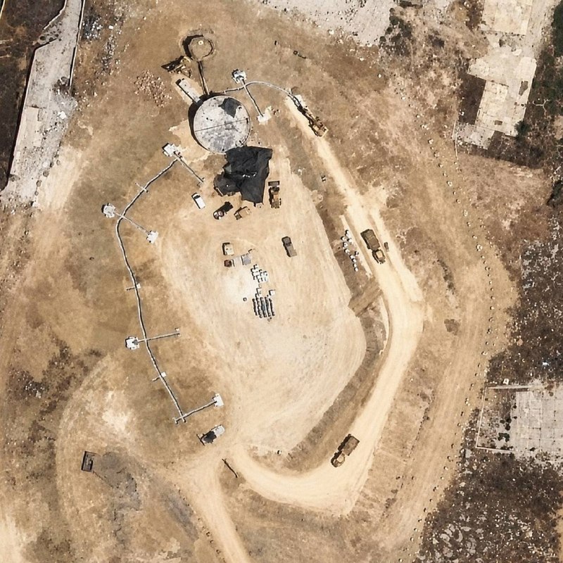 🚨 צילום אווירי של אתר צבאי "ישראלי" בשטח כלא אל-ח'יאם, ש"ישראל" הרסה בניסיון למחוק את ההיסטוריה של פשעיו…