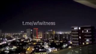 ️🇮🇶🇹🇷 בצילומים נראה מזל"ט עמוס בחומרי נפץ מיירט ומופל מעל ארביל אמש.