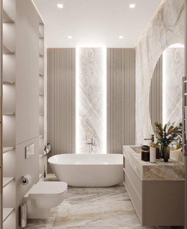 Какую ванную комнату выбрали бы для себя? 1 или 2 - изображение 1 - какую, ванную, комнату