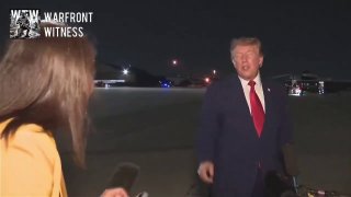 ️🇺🇸🇮🇷 נשיא ארה"ב בנוגע למבצע באנקרה בו הועבר למטוס נפרד: