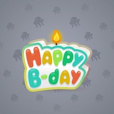 B-Day Candle #221