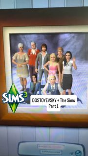 Сериал по роману Достоевского в The Sims 3