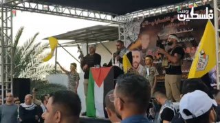 בהקלטה קודמת, ההרוג פתחי חאזם, אביהם של ההרוגים ראאד ועבדול רחמן, שולח הודעת תמיכה לעזה וללוחמי ההתנגדות, ב…