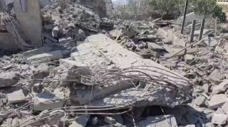הרס גדול; כתוצאה מפשיטה ישראלית על העיירה נבטי אל-פאוקה שמדרום ללבנון.