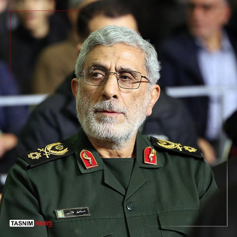 🚩 کانال تلگرام قائمشهر🚩: سردار قاآنی: فلسطین آرمانی زنده و تغییرناپذیر است فرمانده نیروی قدس سپاه پاسداران انقلاب اسلامی: آرمان فلسطین، از بحر تا