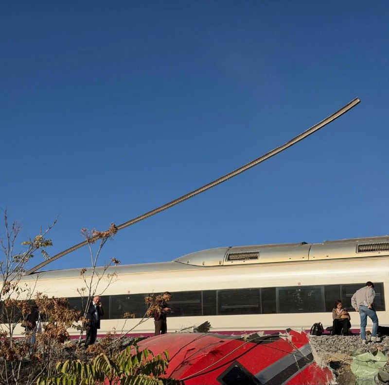 תמונה מצמררת של המסלול החובט לחלוטין את הכרכרה לאחר התאונה.