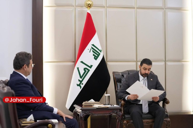 جهان بین‌الملل فوری🌍: دیدار رئیس اطلاعات مصر با نخست‌وزیر عراق🔹علی فالح الزیدی نخست‌وزیر عراق امروز پنجشنبه میزبان رئیس سازمان اطلاعات مصر، «ح