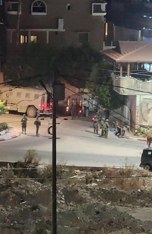 כוחות הכיבוש עצרו מספר צעירים במהלך הסתערותם על העיירה יאמון, ממערב לג'נין.