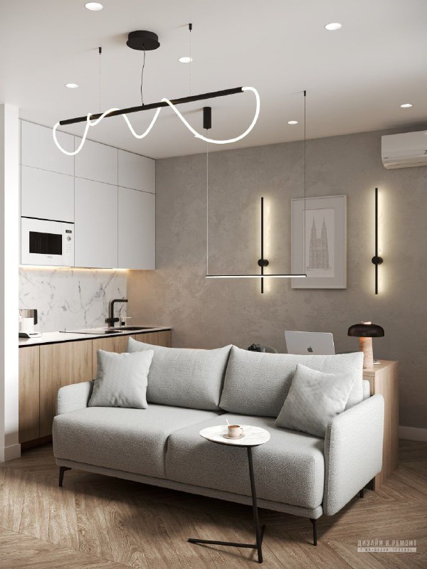 Квартира-студия 23,7 м Дизайн - Антон Волков до_30м Дизайн и ремонт - изображение 2 - дизайн, квартира, студия