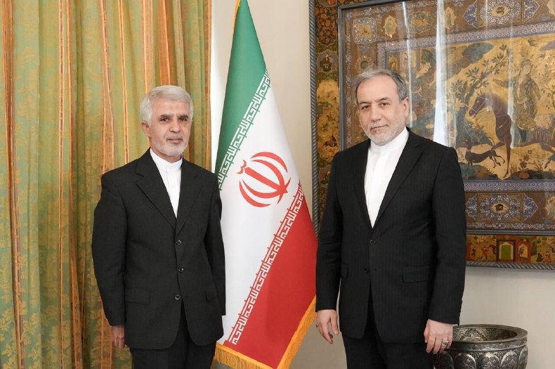 A meeting of the new Consul General of the Islamic Republic of Iran in Karbala with the Minister of Foreign Affairs