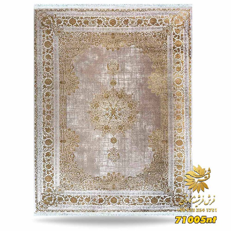 فرش فرشینه کاشان: فرش نسکافه ای مدرن 700 شانه 71005nt♦️ خرید مستقیم از تولیدی ♦️فرش فرشینه کاشان#700_شانه✅جنس خاب #اکریلیک✅نوع خاب #گل_برج