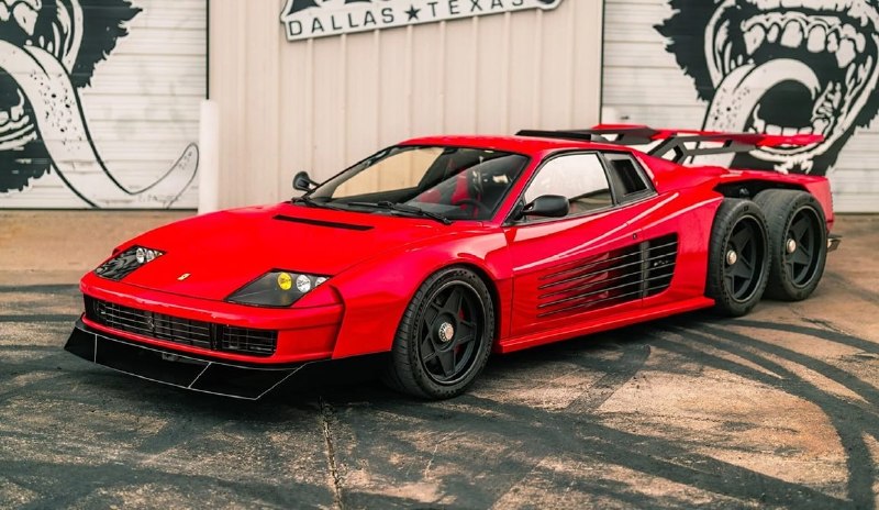 Ferrari Testarossa превратили в 6-колёсный суперкарАтелье Gas Monkey завершило п