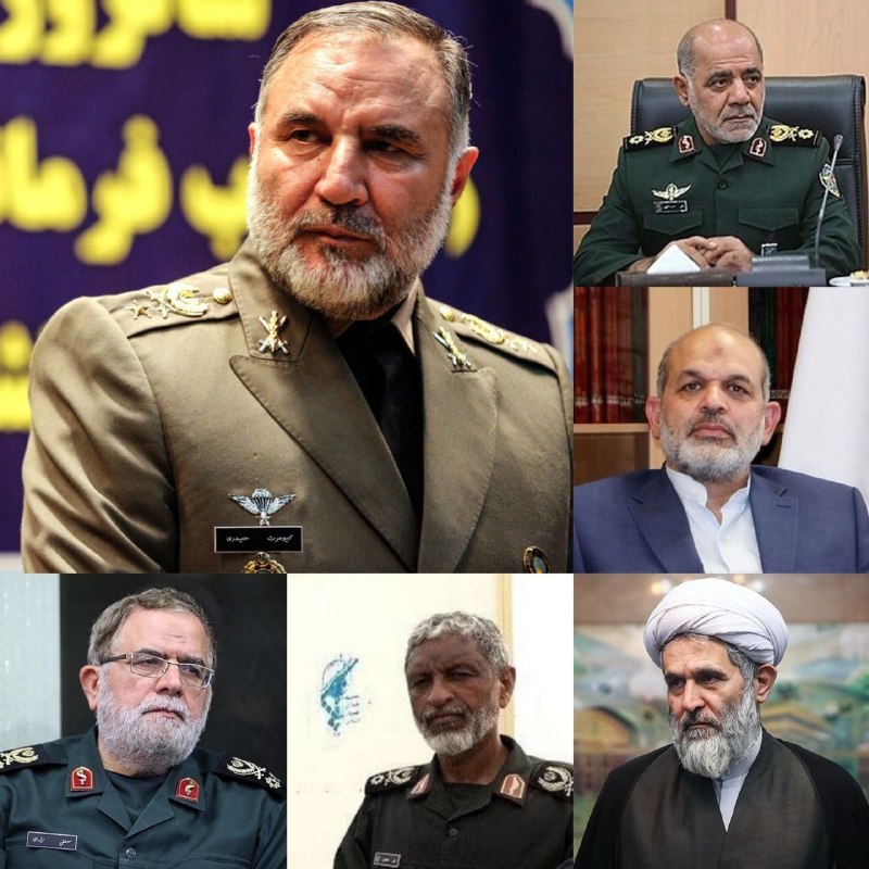 آزنا| اخبار منتخب استان اردبیل: 🔴 با صدور احکامی جداگانه از سوی فرمانده کل قوا صورت گرفت؛ انتصاب شش فرمانده عالی‌رتبه در ستاد کل نیروهای مسلح، سپاه پاسد