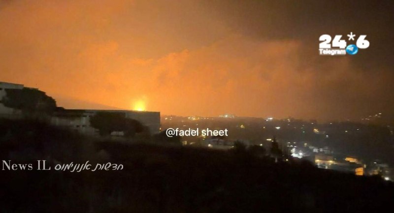 🇮🇱 גם הלילה: חיל האוויר תקף באזור רכס עלי טאהר בלבנון.