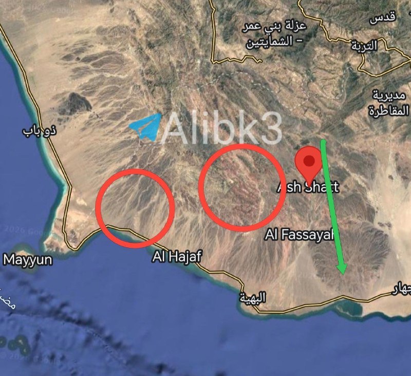 After controlling the valley, the Yemeni forces are approaching the Shatin area, the capital of Mudarba and Ras al-Ara provinces, in an attempt to besiege the pro-Saudi forces in Ras al-Ara and the areas near Bab al-Mandab.