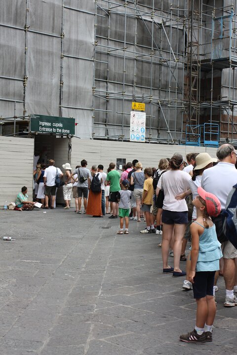 旅行的照片：義大利的佛羅倫斯的聖母百花大教堂(中)