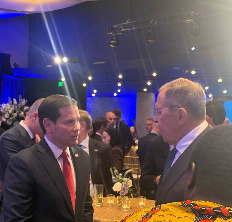 הנשיאות האמריקנית אירחה קבלת פנים לרגל ישיבת השרים של G20 באקווריום אטלנטה. מזכיר המדינה מרקו רוביו נשא נאו…