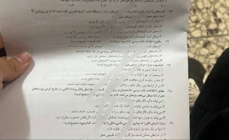 انقلابی - لشکر قدس: ♦️‌انتشار سوالات کنکور علوم تجربی در کانال های تلگرامی☑️ @enghlabi_ir