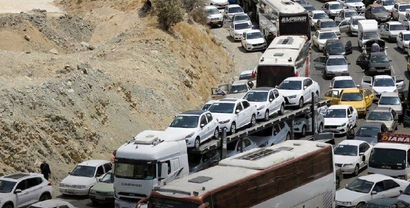 🔺 עומס תנועה כבד בכביש המהיר חלוס, חרז וקזווין-קראג' / גשם וערפל בצירים הצפוניים