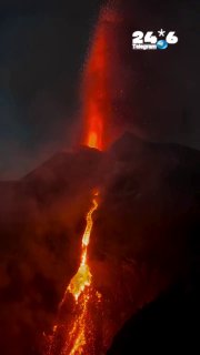 🇮🇱 הר הגעש אטנה בסיציליה מתפרץ: נמל התעופה קטניה סגר זמנית את המרחב האווירי באזור התפשטות ענני אפר. הר הג…