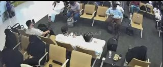 / Closed circuit television footage from the attack on the airport in Riyadh yesterday