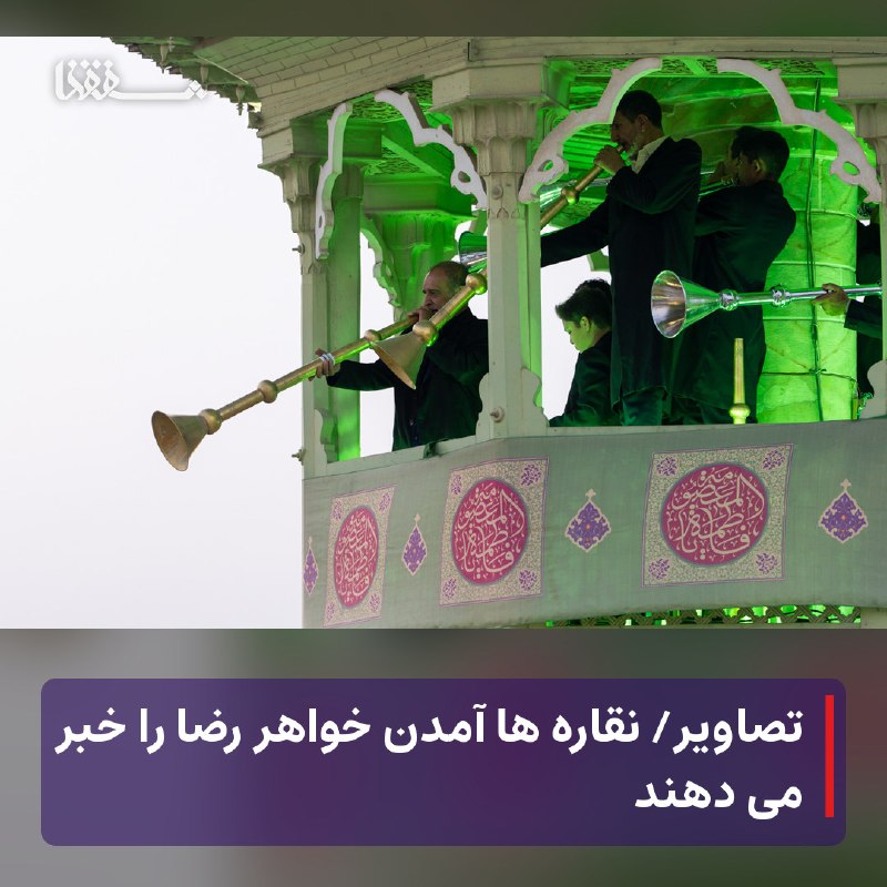 خبرگزاری بین المللی شفقنا: 📸 نقاره ها آمدن خواهر رضا را خبر می دهند⬅️ حرم مطهر کریمه اهلبیت (س) در آستانه سالروز ورود پر خیر و برکت حضرت فاطمه معصو