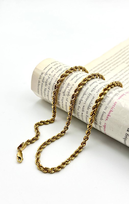 ⭐️جواهری فیروزه(ارمان)⭐️: ⚜️A R M A N T A L A⚜️✨زنجیر طنابی✨ 🔸وزن: ۹/۲۵۰🔺قیمت: ۱۸۷/۴۵۰/۰۰۰❌ اجرت: ۵٪📏طول: ۵۳ سانت 📦ارسال به سراسر کشور با بسته بند