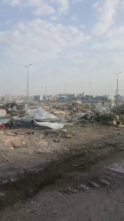 The effects of the demolition operations in the Paresh al-Hawa area in Hebron.