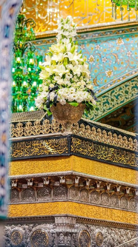 موکب خدام الحسين (ع): ⚫️ پایانِ صفر است و داغِ فراقِ تو…«به خاطر تو به گریه نشستم برابر تو»ای غریبِ خراسان، مهرِ تأییدی بزن بر تمامِ عزاداری‌ه