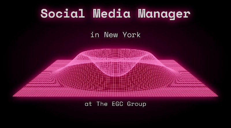 Web3 Social Media Manager in New York at The EGC Group