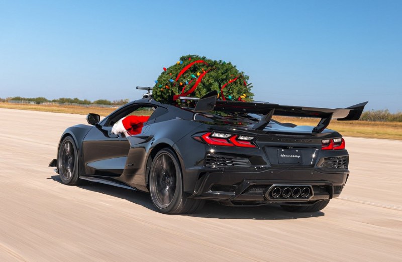 Chevrolet Corvette установил рождественский рекорд скорости 2