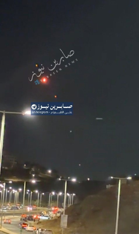 ההגנה האווירית האמריקאית מנסה להתעמת עם טילים בשמי ירדן