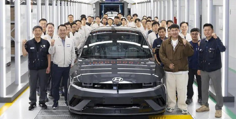 Компания Hyundai выпустила 100-миллионный автомобиль